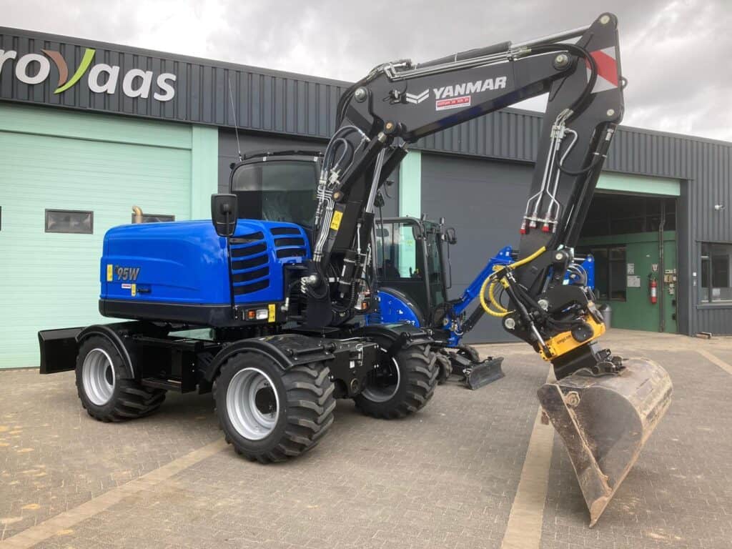 1. Geavanceerde Yanmar wiellader met graafarm voor bouw en landbouw.