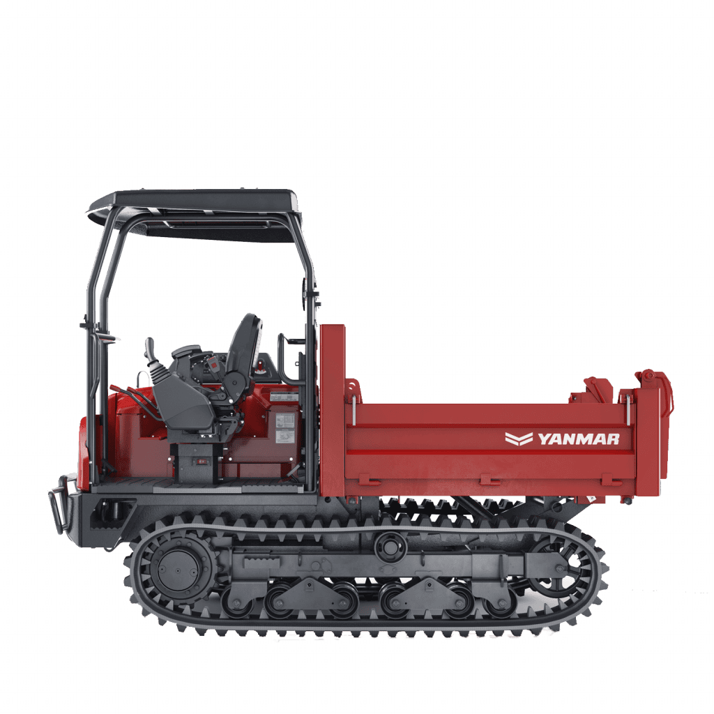 Robuuste Yanmar graafmachine voor land- en tuinbouwtoepassingen.