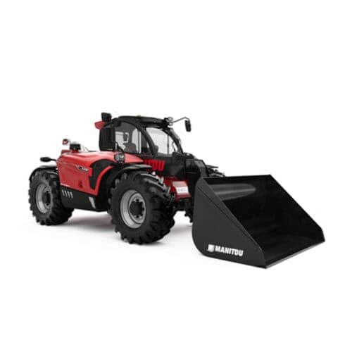 Kleine veldshovel tractor met voorlader voor landbouw en tuinbouw toepassingen.
