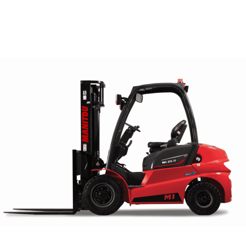 Manitou heftruck, nieuwe industrielift voor efficiënt transport op locatie.