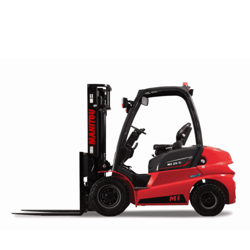 Efficiënte stapelaar heftruck voor magazijn en logistiek industrie.