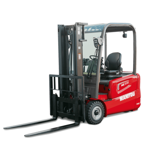 Verreiker MANITOU ME 316, krachtige elektrische vorkheftruck voor logistiek en opslag.