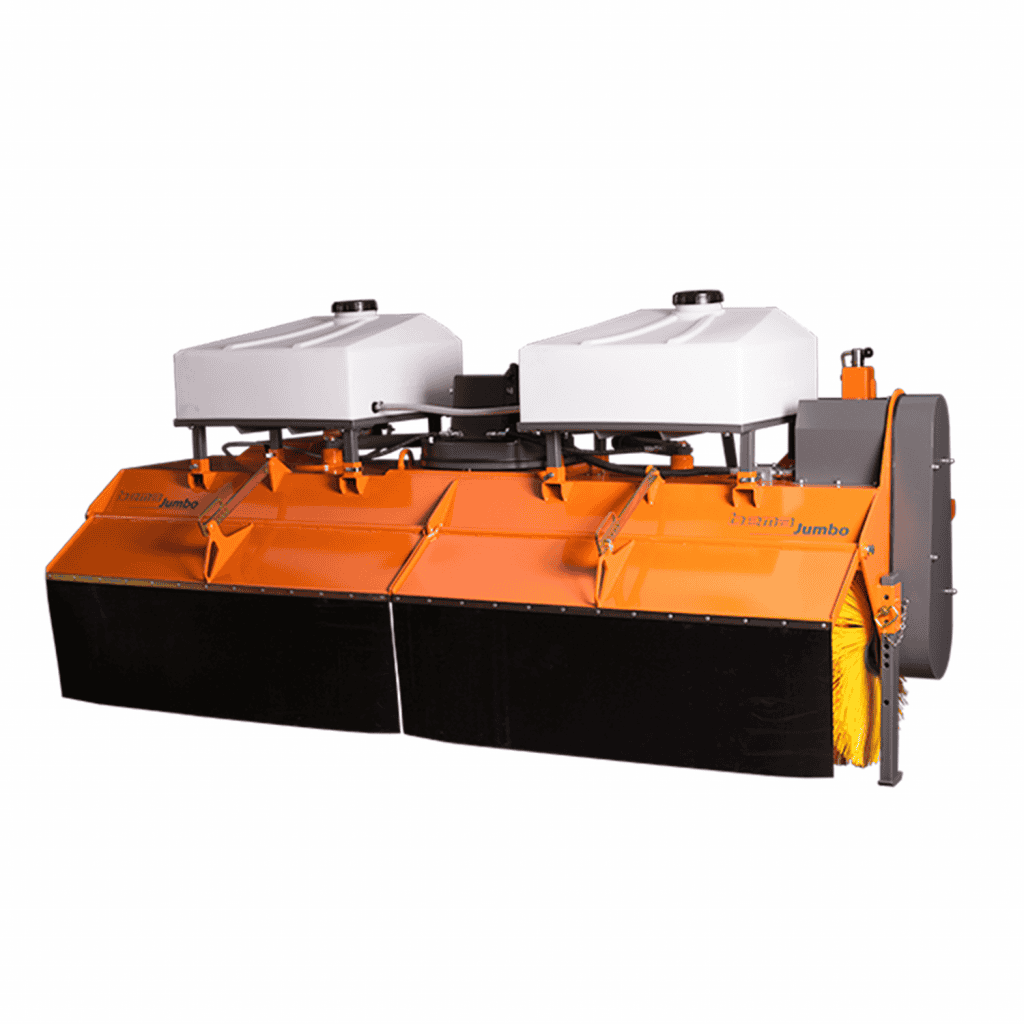 3D-machine voor professionele straatveeg- en zuigwerken, geschikt voor grote oppervlakken.