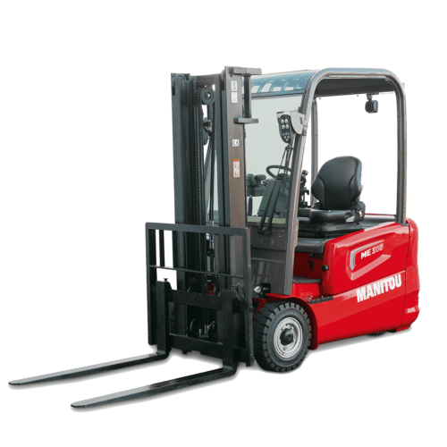 Heftruck van Manitou voor industrieel en logistiek gebruik.