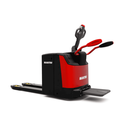 Elektrische transpallet, MANITOU, voor efficiënte logistiek en intern transport.