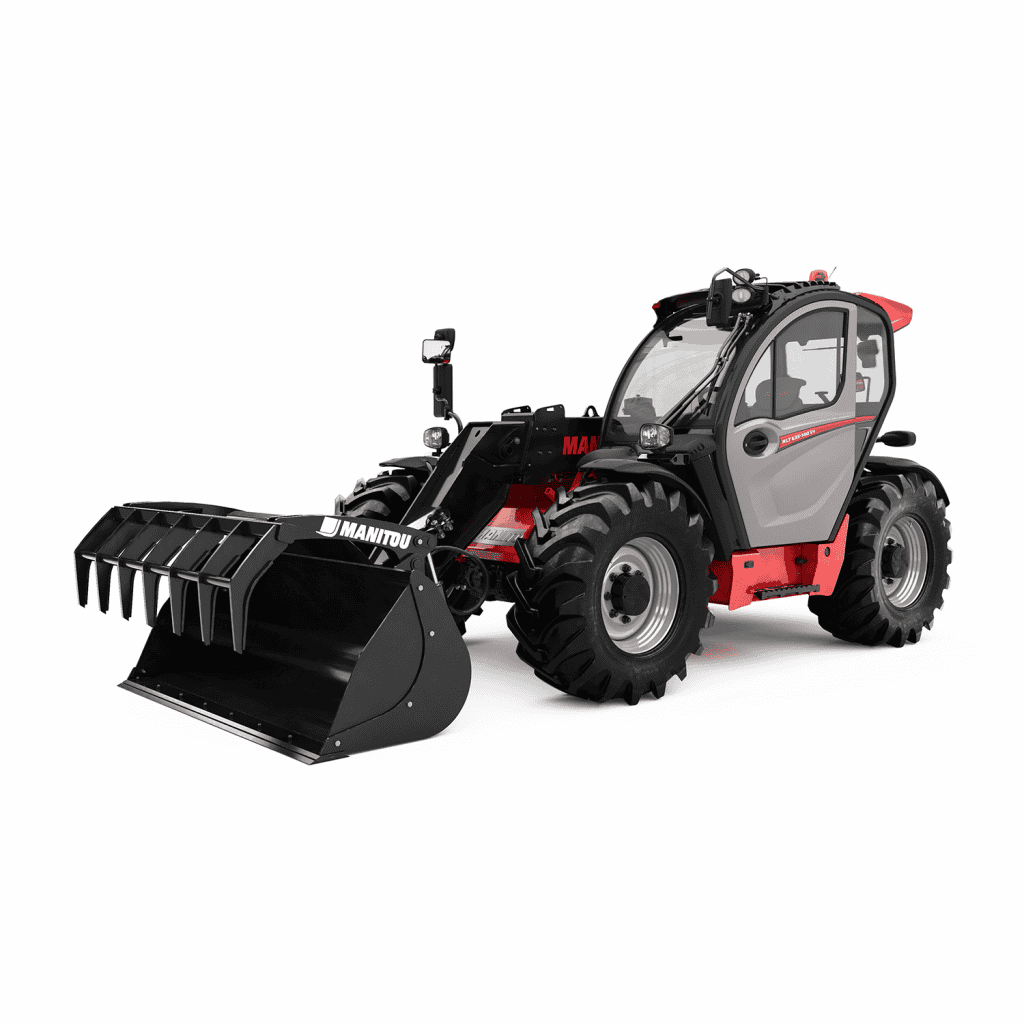 1. Compacte telescopische wiellader voor landbouw en bouw, MANITOU model.