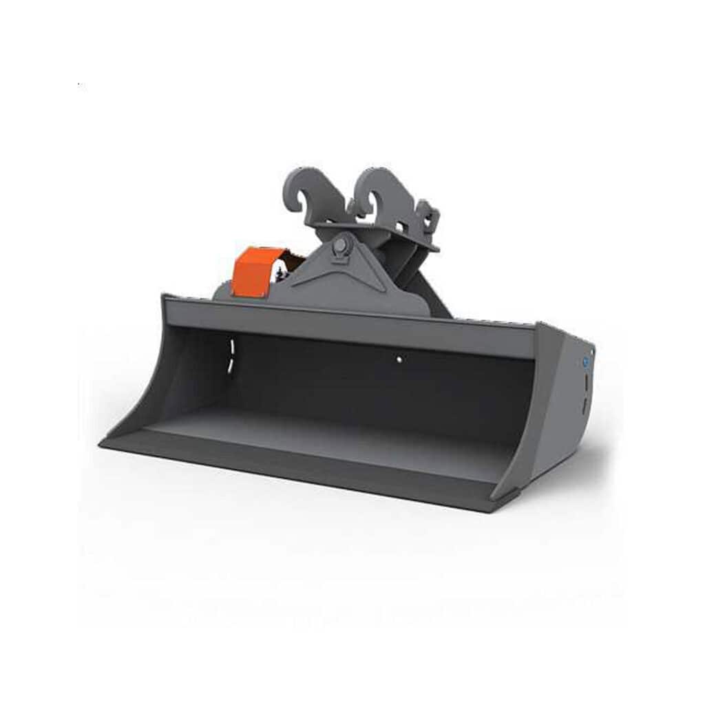 Zware graafbak met hydraulische werking en stevige constructie voor grondverzet.