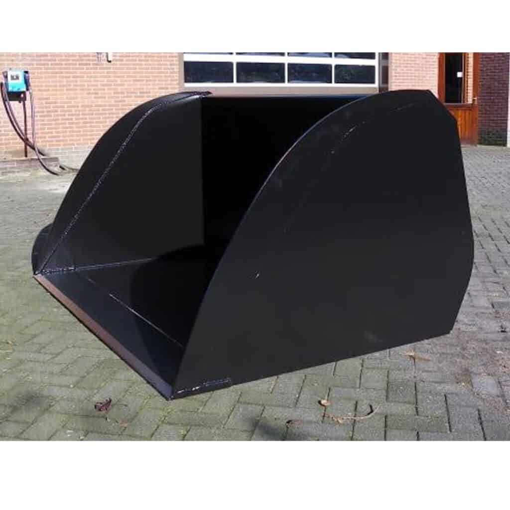 Yokel container voor bouw- en afvalmaterialen, duurzaam en geschikt voor various werkzaamheden.