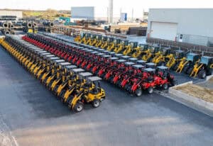 Grote voorraad bouwmachines en vorkheftrucks bij Geert-Jan de Kok B.V.