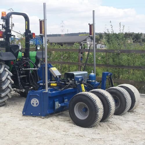 Schuifborstel machine voor agrarisch gebruik - Geert-Jan de Kok B.V.