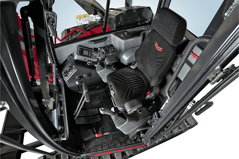 Grote en comfortabele cabine