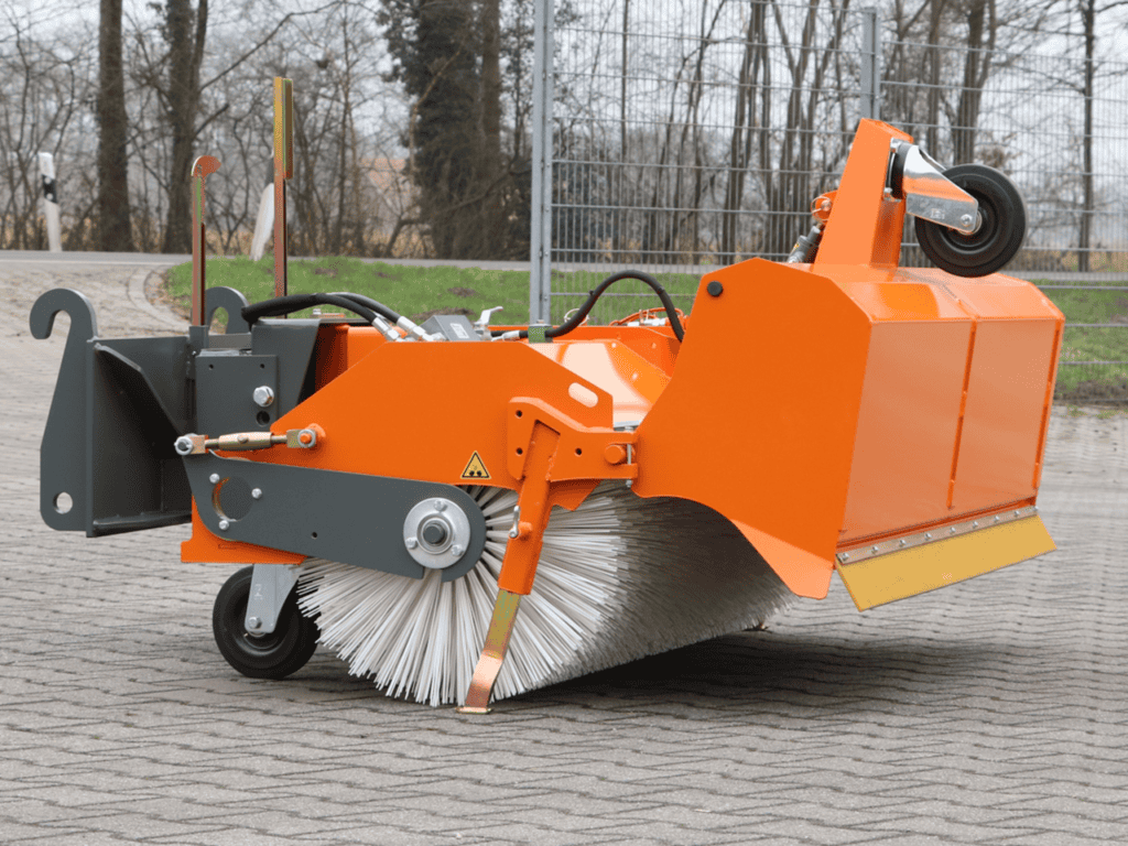 Robuuste industriële vuilniswagen voor straatreiniging en vuilophaling.