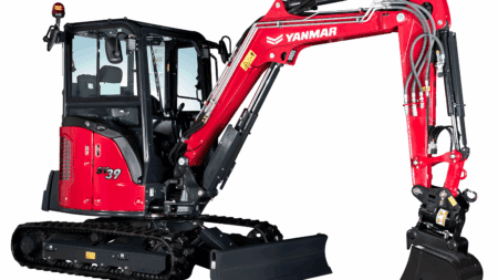 Kleine graafmachine Yanmar SV39, compacte bouw en hoge prestaties voor grondverzet.