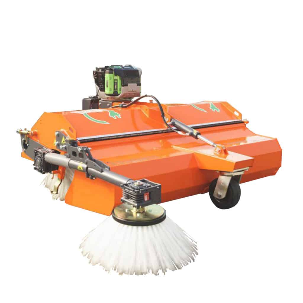 Rijinzetmaaier voor schoonmaak en onderhoud van gangpaden en oppervlakken.