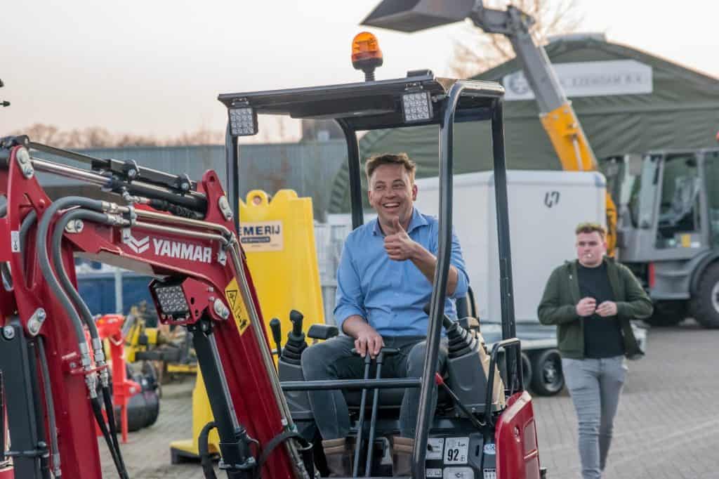 Kortingsmachine voor tuin- en bouwtechniek bij Geert-Jan de Kok B.V.
