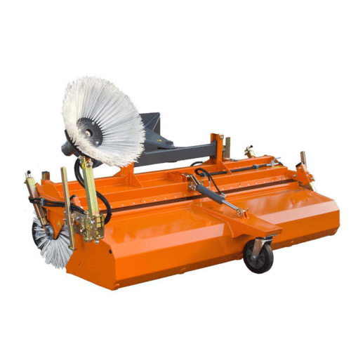 Netwerkborstelmachine voor onderhoud en reiniging van asfalt- en wegdekken.