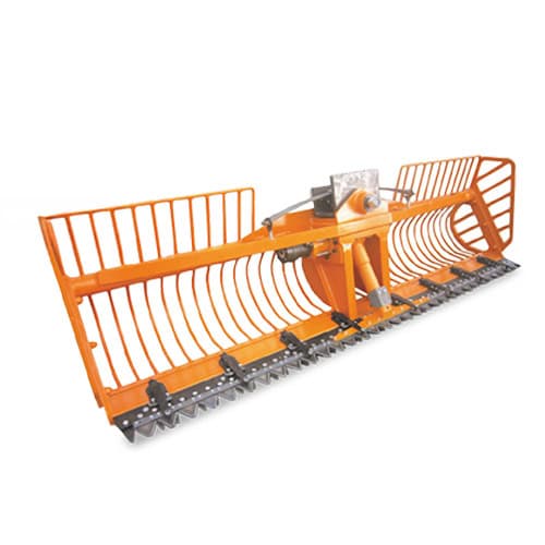 Veegbak voor landbouwmachines, robuust en efficiënt voor het schoonmaken van velden.