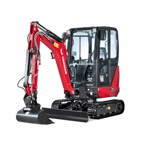 Kleine wielkie krachtpatser Yanmar mini graafmachine voor tuin en bouwprojecten.