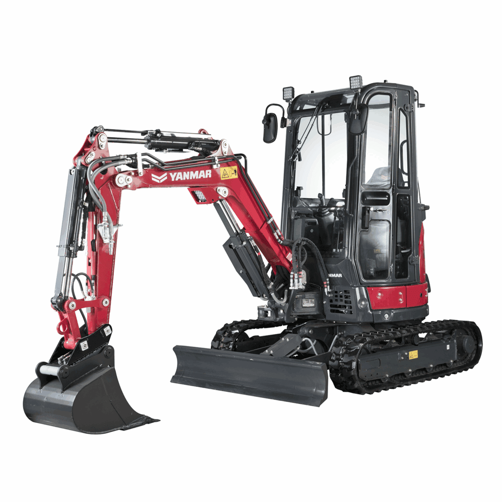 Kleinbouwmachines en mini excavators van Yanmar bij Geert-Jan de Kok B.V.